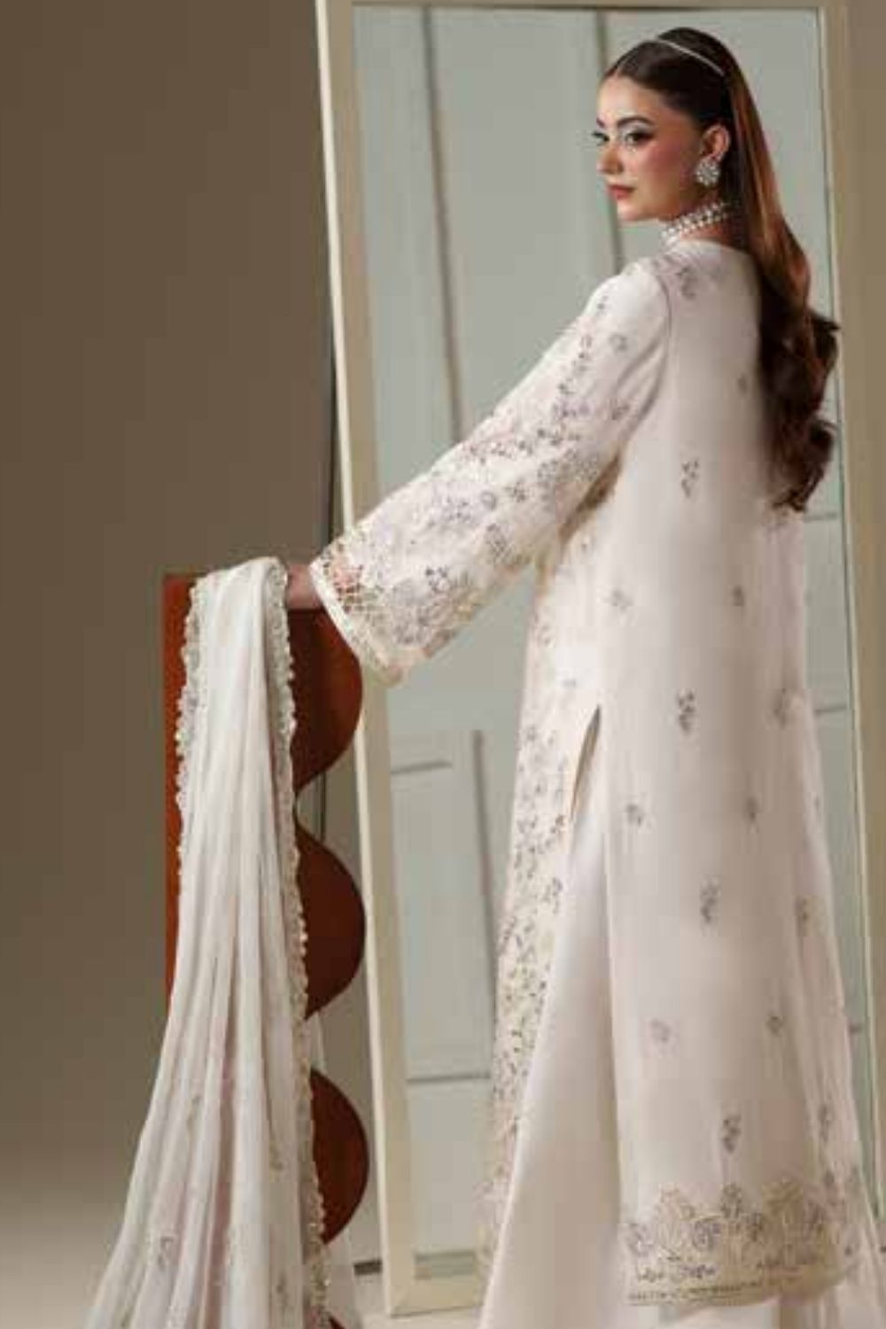 Emaan Adeel Nouvelle 3 Piece Unstitched Embroidered Luxury Chiffon Suit ELOSIE