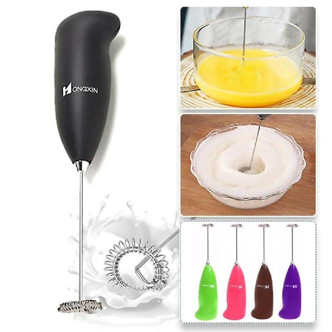 Electric Egg Beater Milk Drink Coffee Whisk Mixer Foamer - Mini Handle Stirrer