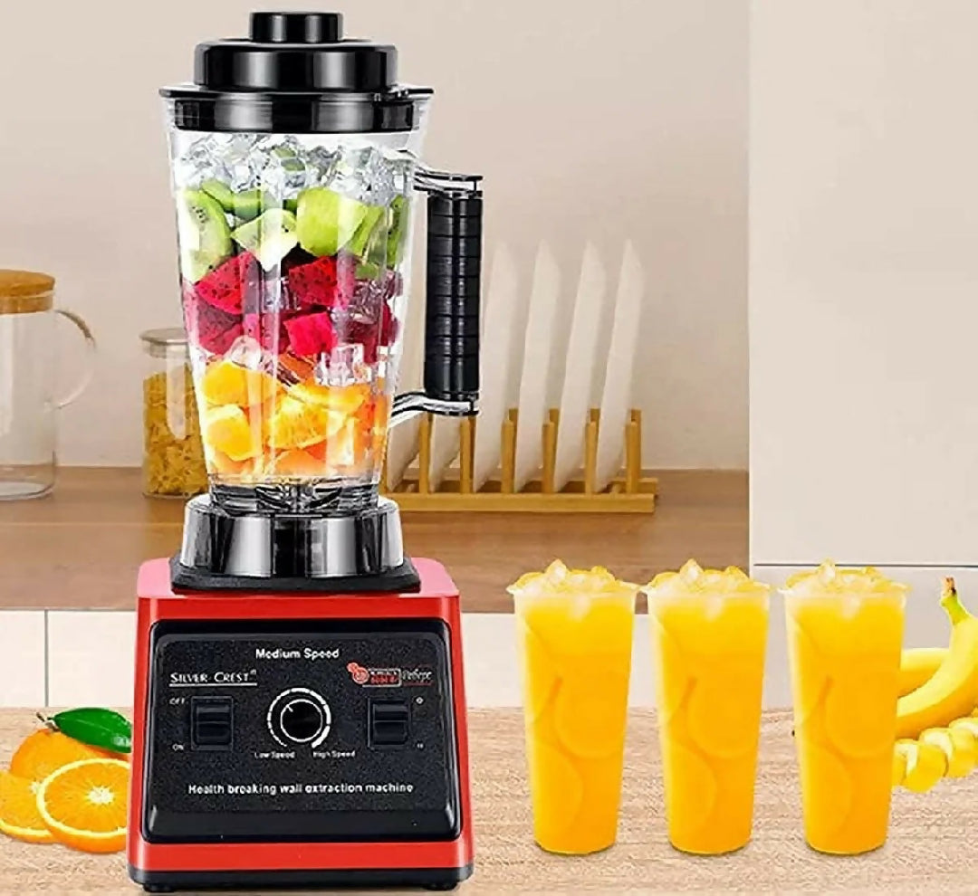 2-in-1 German Technology SC-1589 Juicer - Blender and Dry Mill Jar - 2-5 Liter Capacity