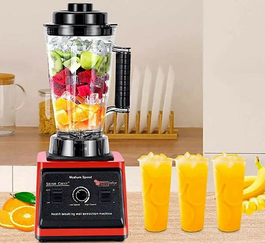 2-in-1 German Technology SC-1589 Juicer - Blender and Dry Mill Jar - 2-5 Liter Capacity