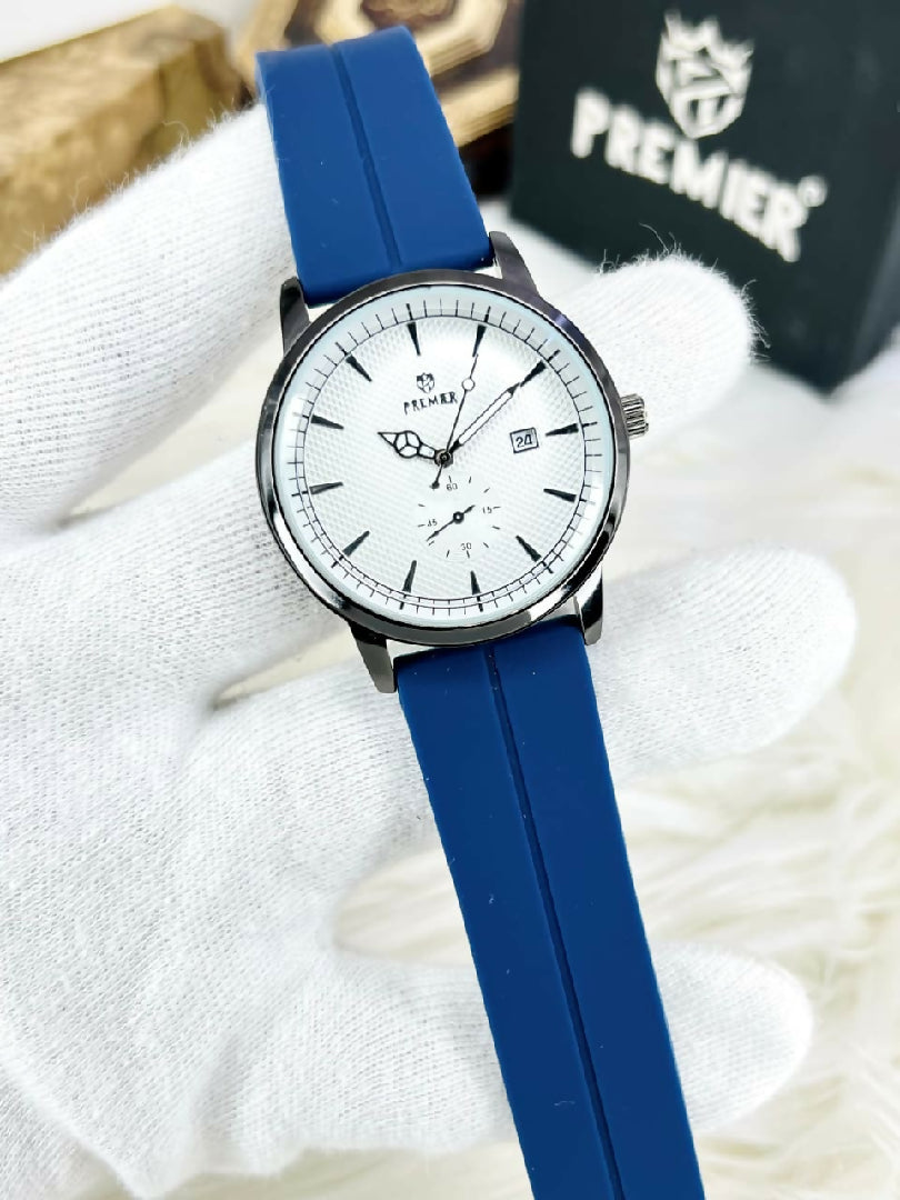 Premier Classic Dial Executive Silicone Watch