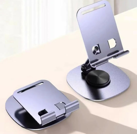 Premium Adjustable Metal Mobile Tablet Stand Foldable Aluminum Desk Holder