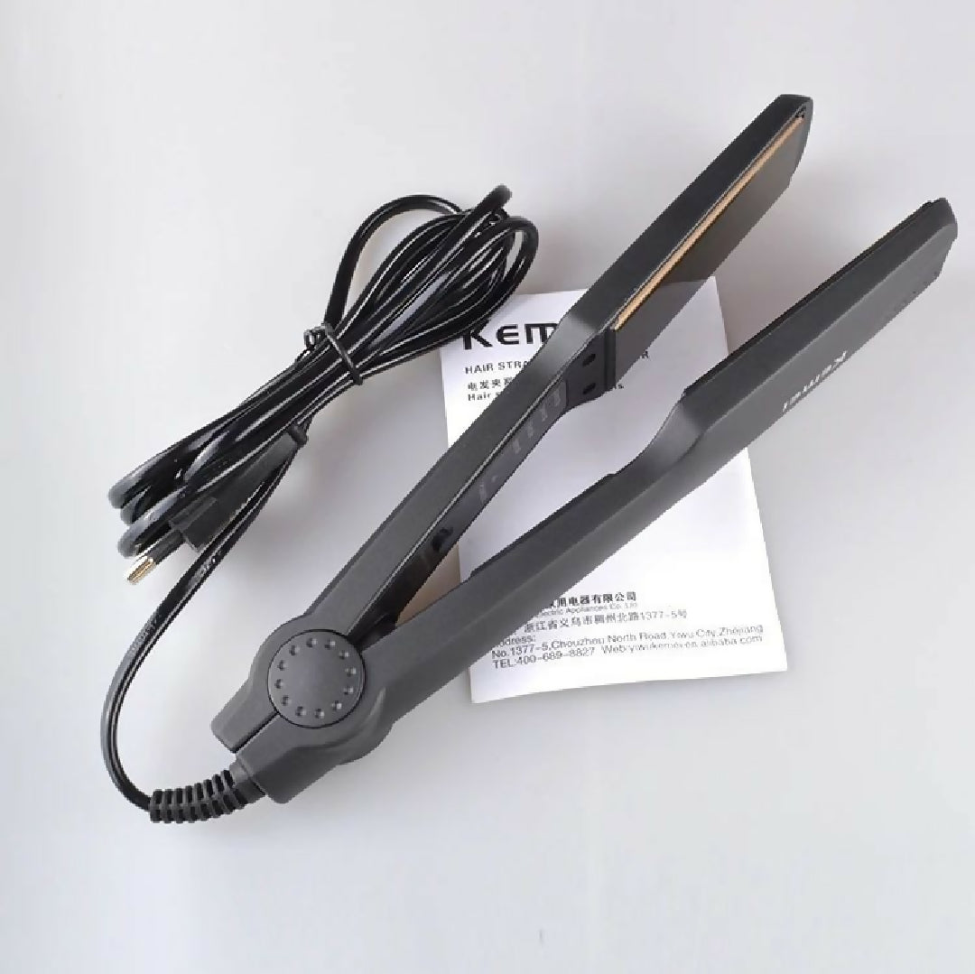Kemei KM 329 Professional Hair Straightener With Temperature Control For Women