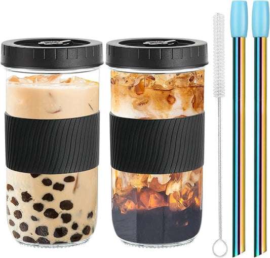 Sweetup Bubble Tea Beaker  Transparent Mixing Cup for Homemade Boba and Drinks