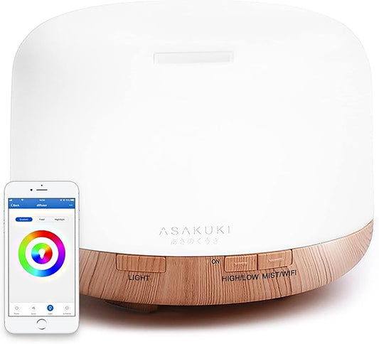 Essential Oil Diffuser-Humidifier for Home & Office