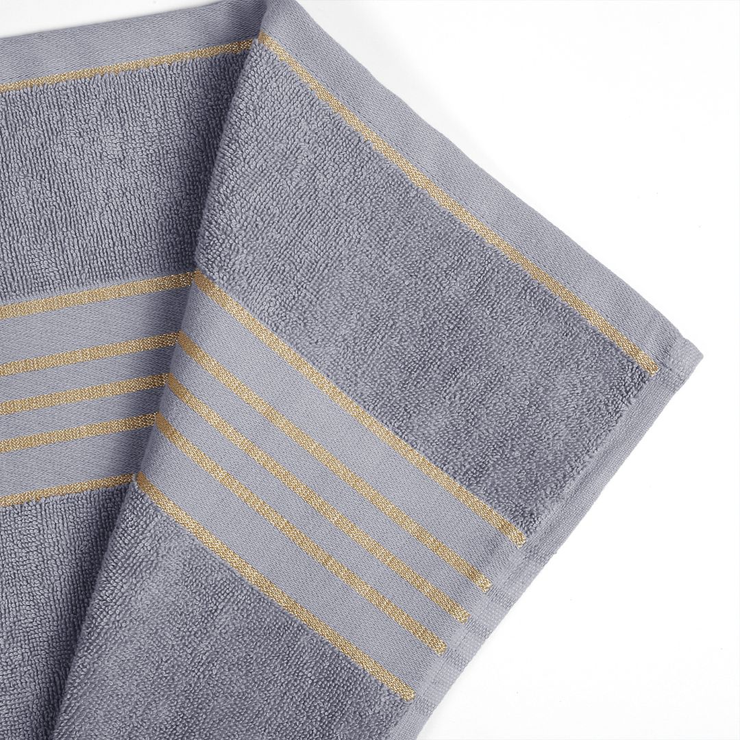 Combed Cotton Grey Towel Set