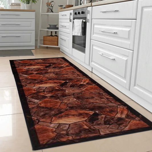 Art Eco Runner – Multi-Color Anti-Slip Rubber Mat 2x6 ft for Indoor & Outdoor Use