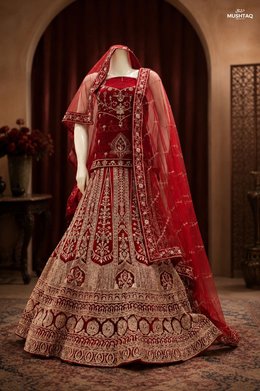 Shehnai Bridal Wear by MCS Unstitched Handmade Net Bridal Wear Collection