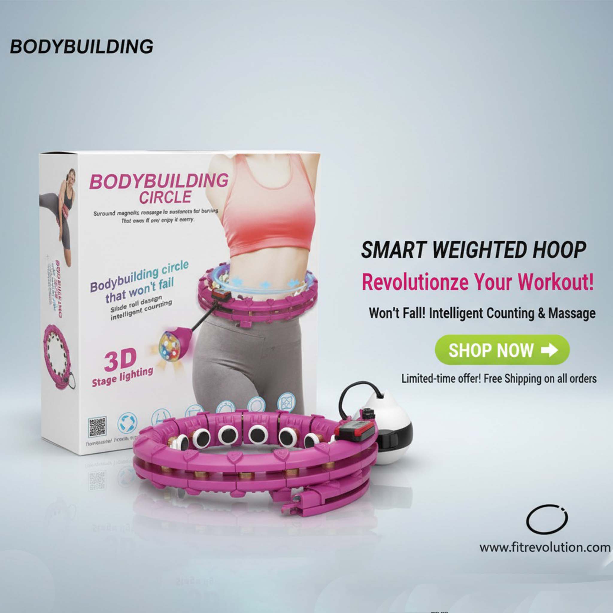 Body Building Circle  Fitness Resistance Ring for Strength Training and Yoga