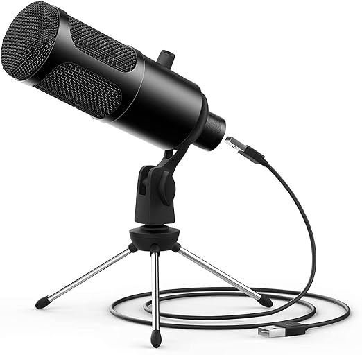 Condenser Microphone – Professional Studio Mic for Recording, Streaming & Podcasts