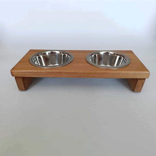 Elevated Dog Bowl Double Stand – Adjustable Raised Pet Feeder for Dogs & Cats