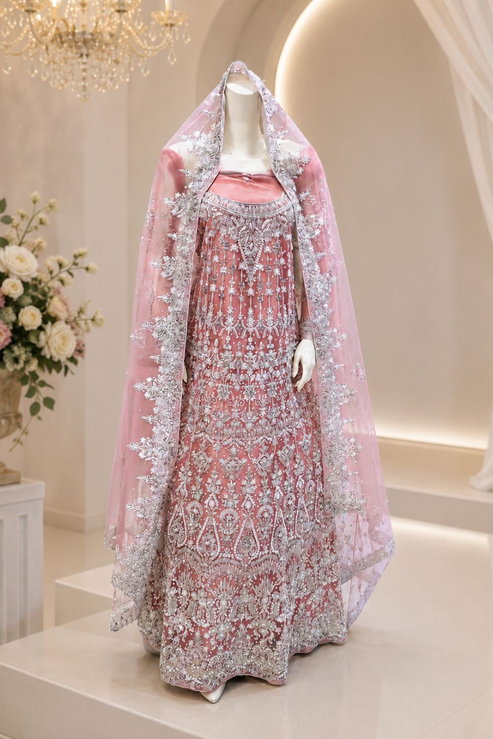Luxe Bride Bridal Wear by MCS Unstitched Handmade Bridal Wear