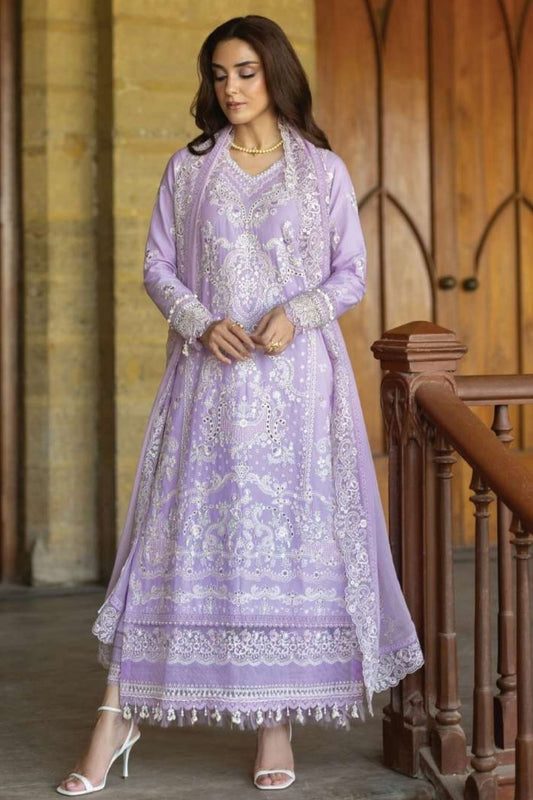 Imrozia | Serene 3 Pc Unstitched Embroidered Lawn Suit  SL-147 Aleena