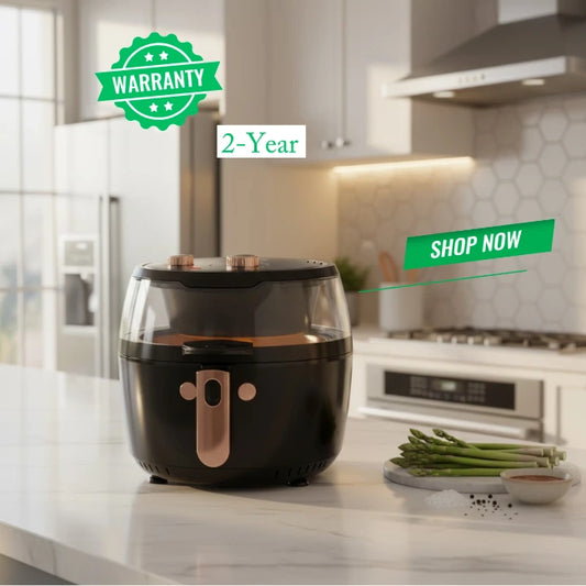 Brilliance Ultimate Air Fryer BAF 5050  6L Rapid Air Technology Fryer with Automatic Food Rotation and Viewing Window