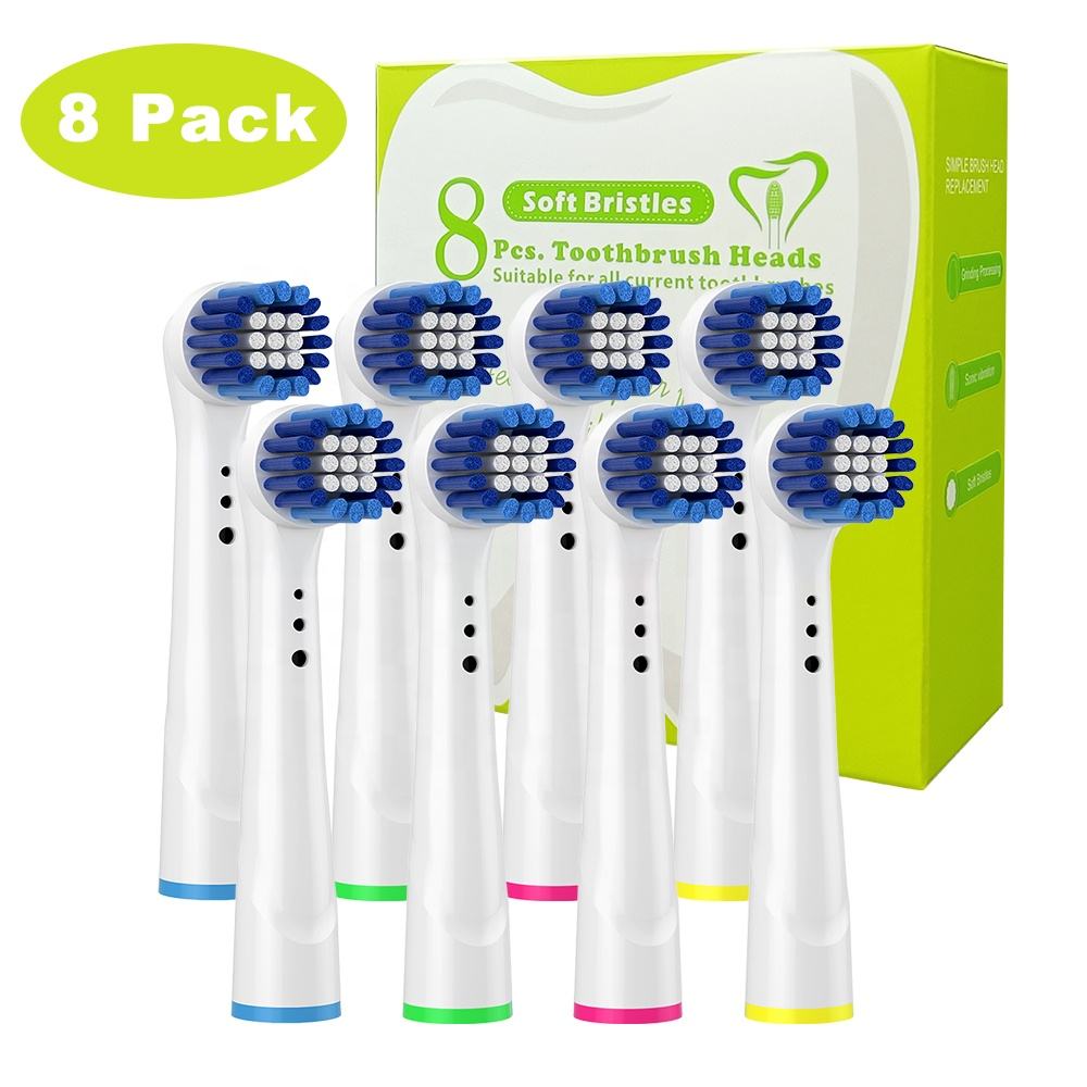 8 Pcs Toothbrush Heads  Compatible Replacement Brush Set