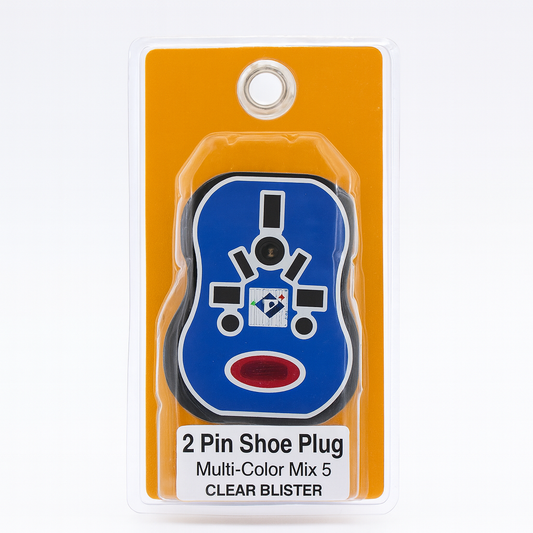 2 Pin Shoe Plug Multi Color Mix 5  Durable Electrical Male Plugs for Home Use