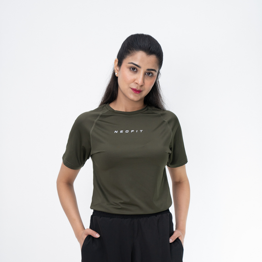 ACTIVE TEE - OLIVE