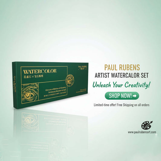 Water Colors  Vibrant Paint Set for Art School and Creative Projects