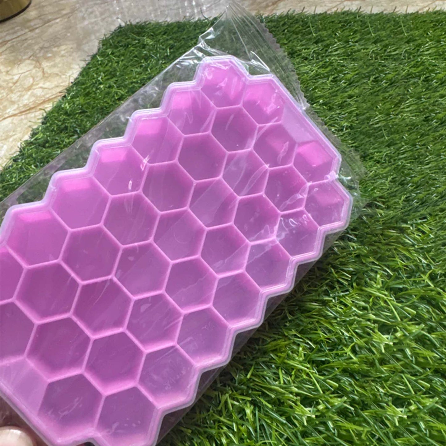 Silicone Ice Cube Mold  Reusable Tray for Drinks