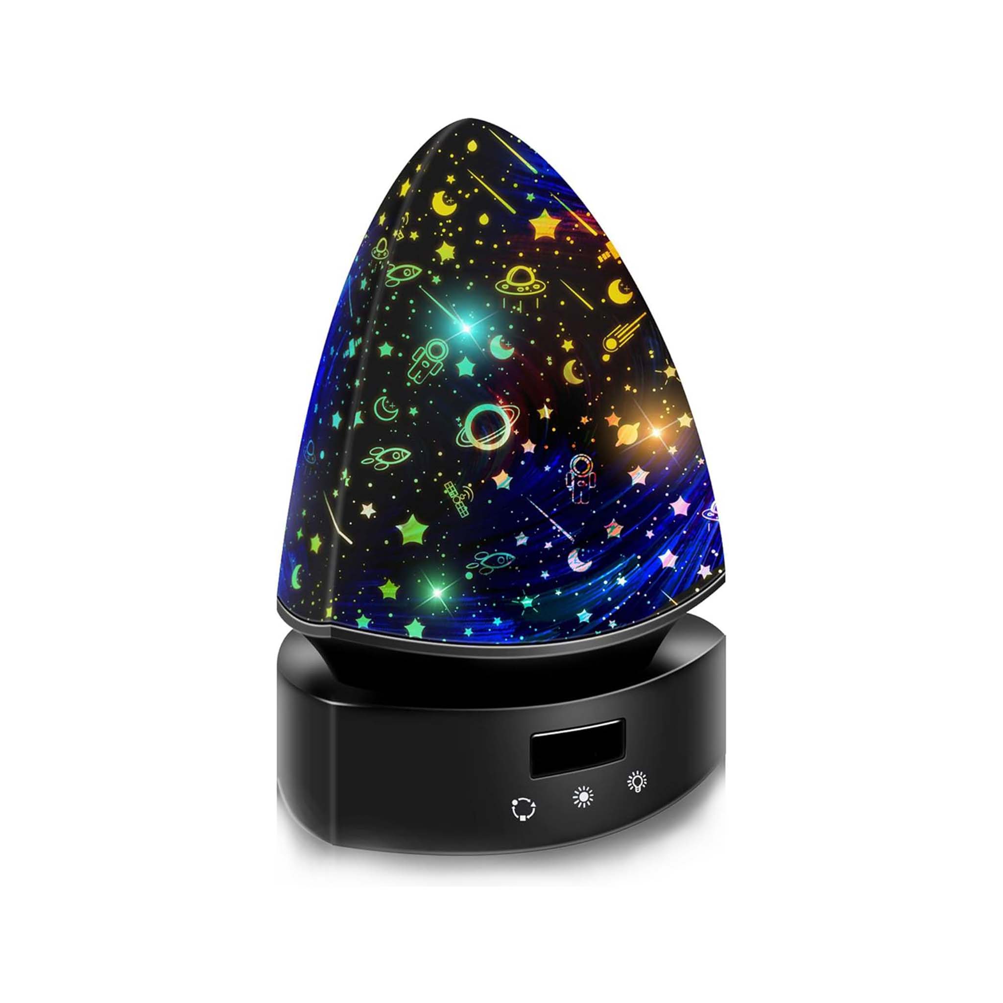 Energy Tower Projection Lamp  3D LED Night Light with Soothing Visuals