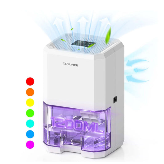 Portable Dehumidifier – Compact Air Moisture Absorber for Home, Office & Bedroom