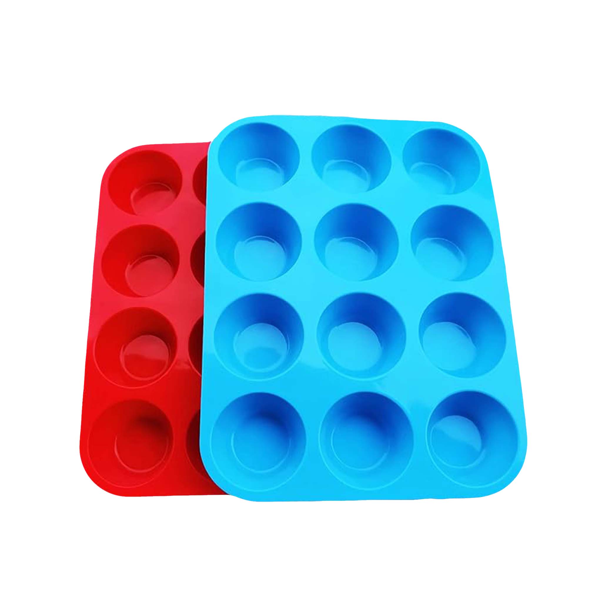 Silicone Cup Cake Mold  Non Stick Reusable Baking Cups for Muffins