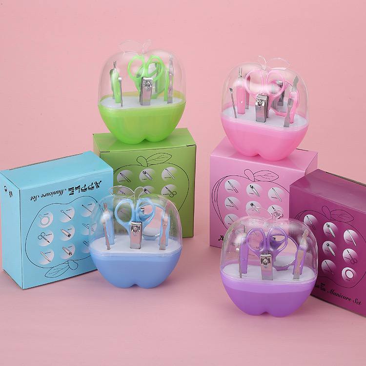 8 Pieces Apple Shape Manicure Kit
