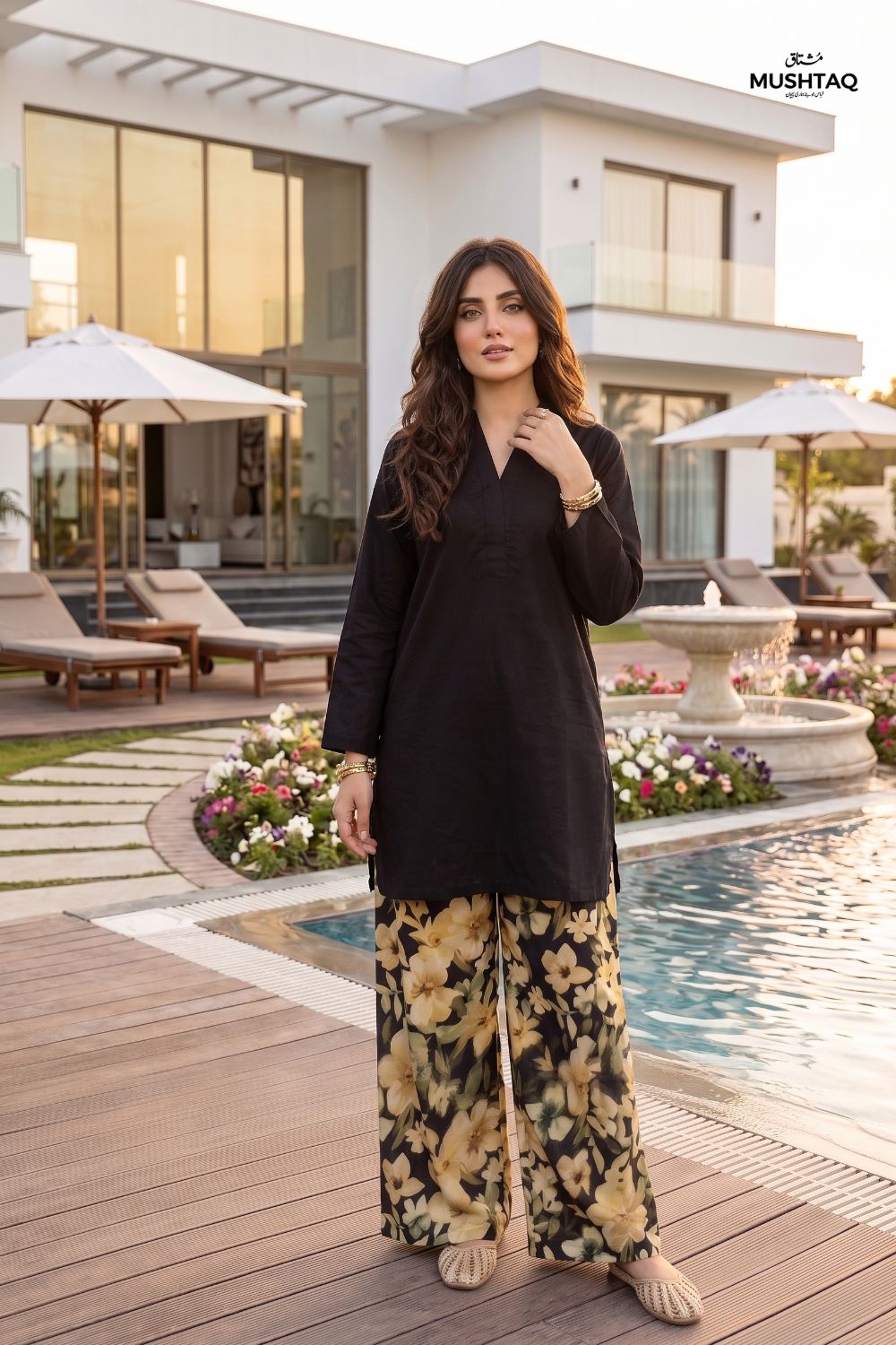 2Pcs Unstitched Printed Reet Lawn Collection Desgin - 1