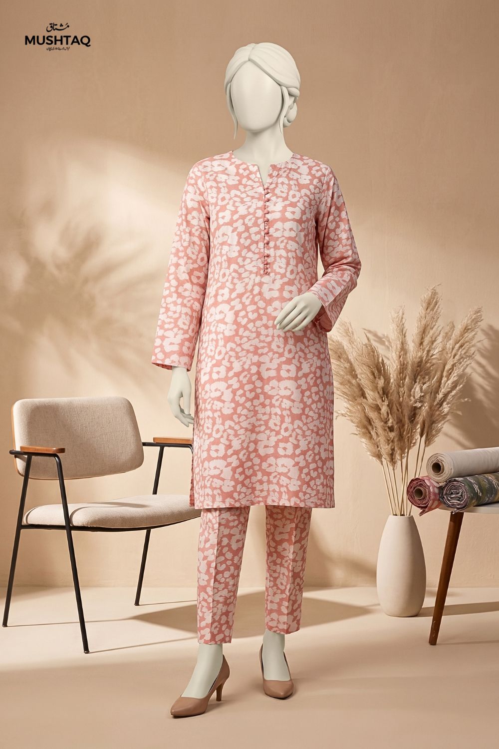2Pcs Unstitched Printed Noor Lawn Collection Desgin - 2