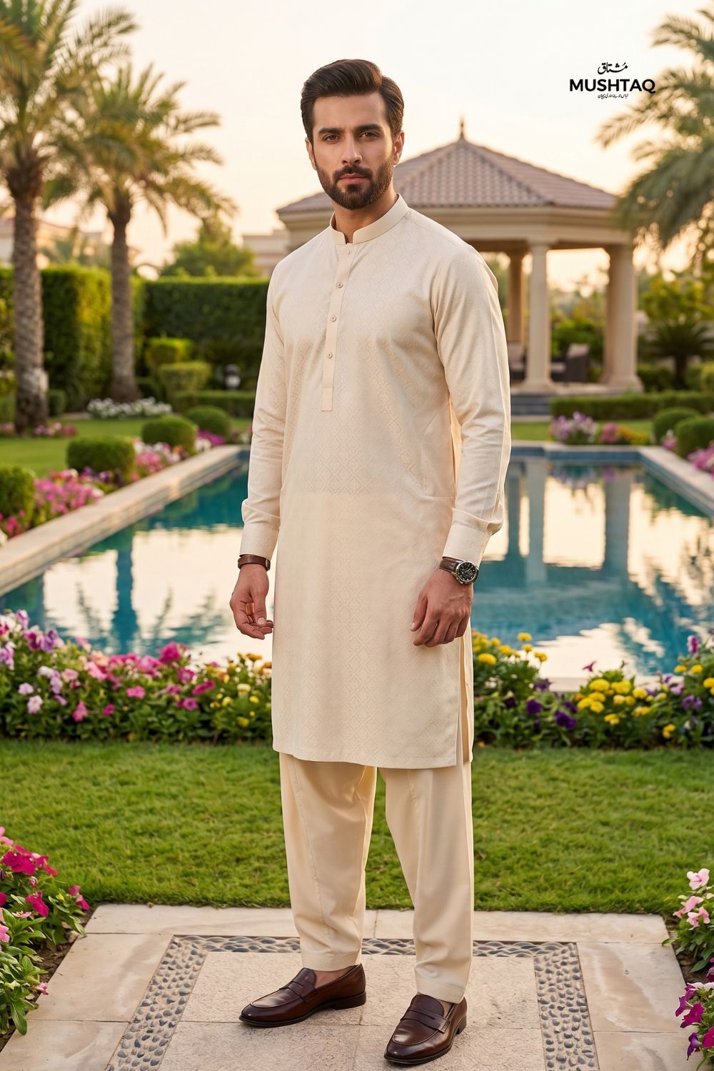 Mens Unstitched Wash & Wear Desgin - 1