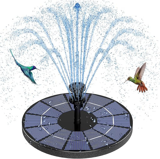 Solar Fountain Pump  Outdoor Solar Powered Water Pump for Garden Pond and Pool