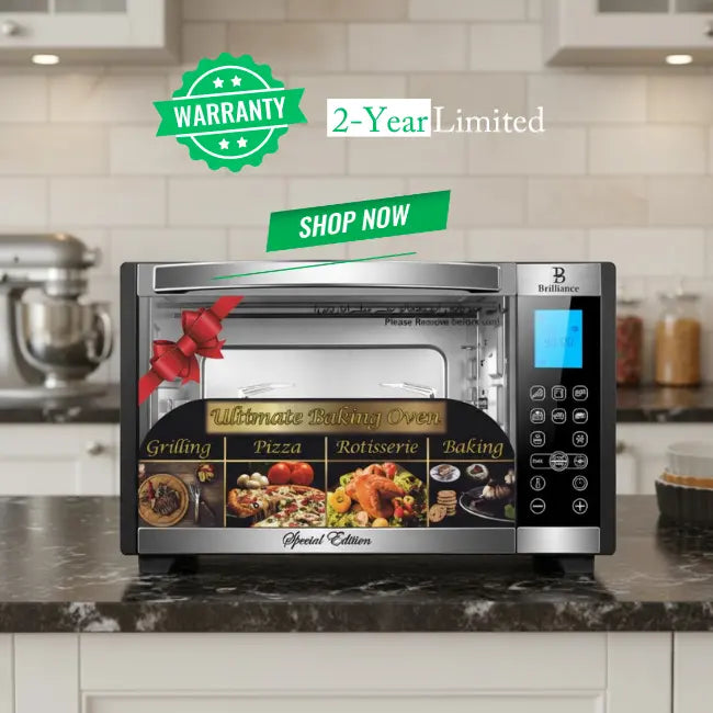 Brilliance Ultimate Air Frying Oven BGO 3045  Intelligent Multi Functional Air Fryer Oven with Holographic Controls and 95% Less Fat
