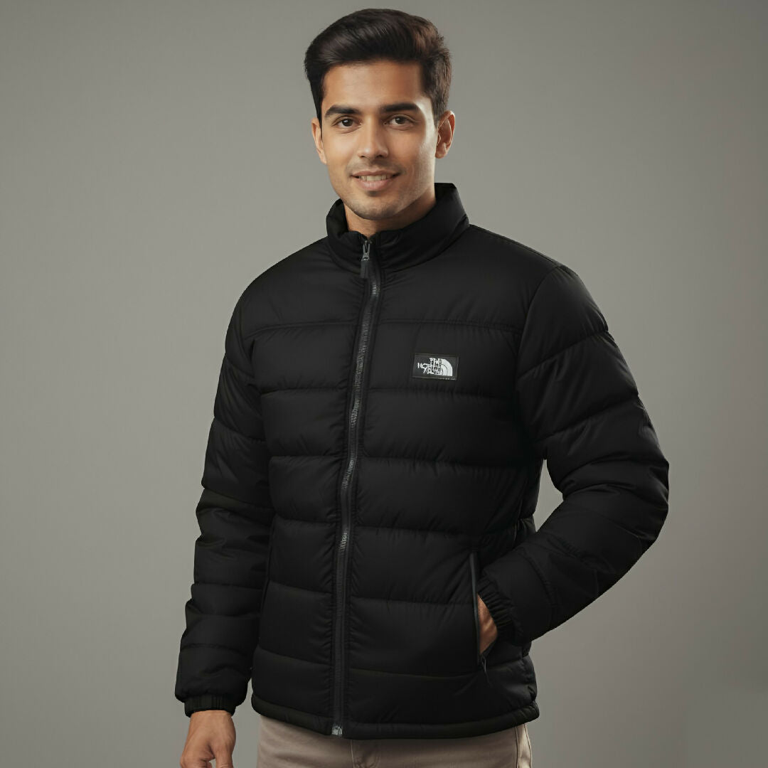 Men High Performance Puffer Jacket Waterproof Casual Winter Wear