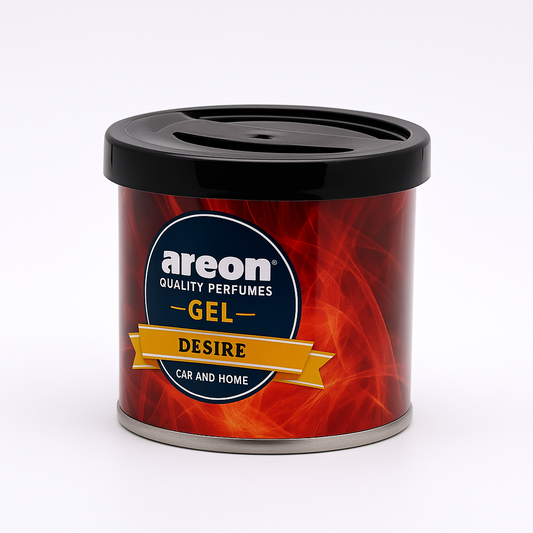 Areon Quality Perfume Gel Desire 80g  Long Lasting Car and Home Air Freshener with Elegant Sensual Fragrance