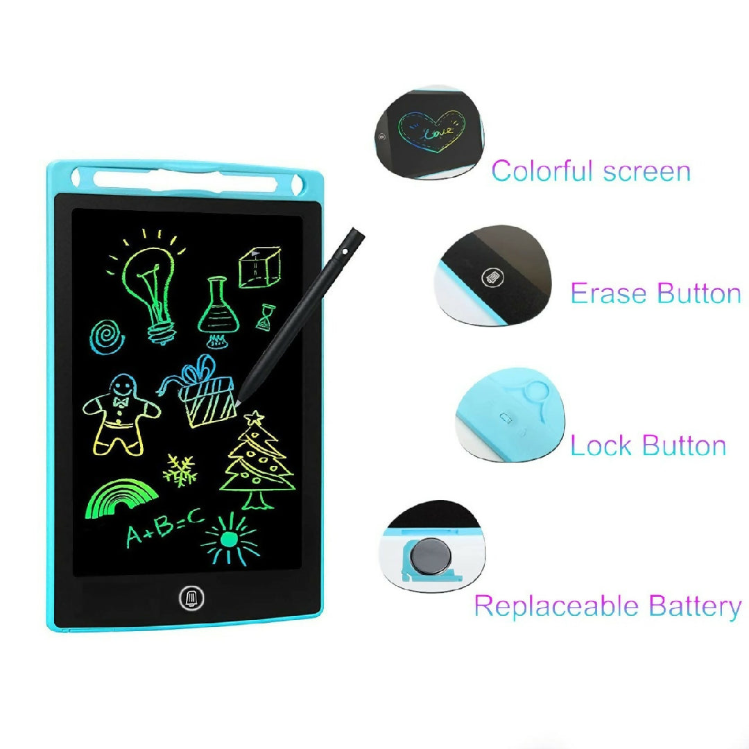 85 Inch LCD Writing Tablet for Kids Colorful Doodle Board Drawing Tablet with Lock Erasable Portable