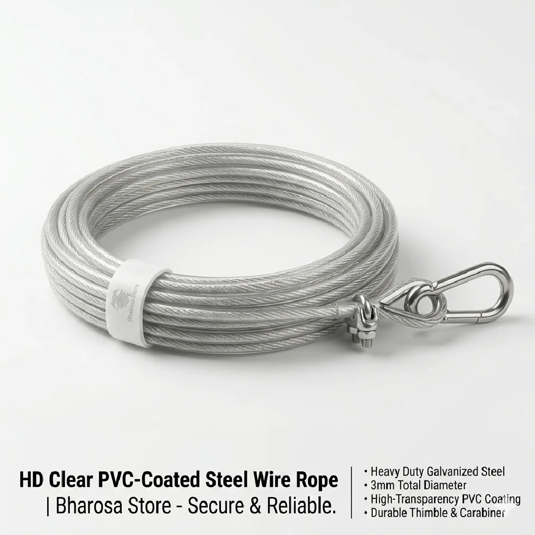 Stainless Steel Wire PVC Coated with Connectors