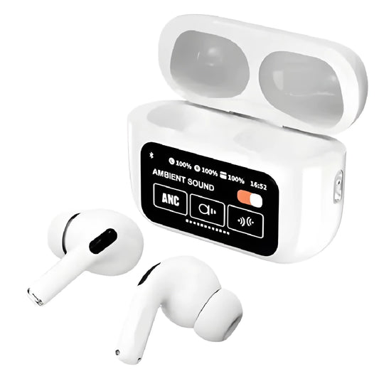 A9 Pro High Quality Sound ENC Noise Reduction Wireless AirPods With Smart Touch Screen Control