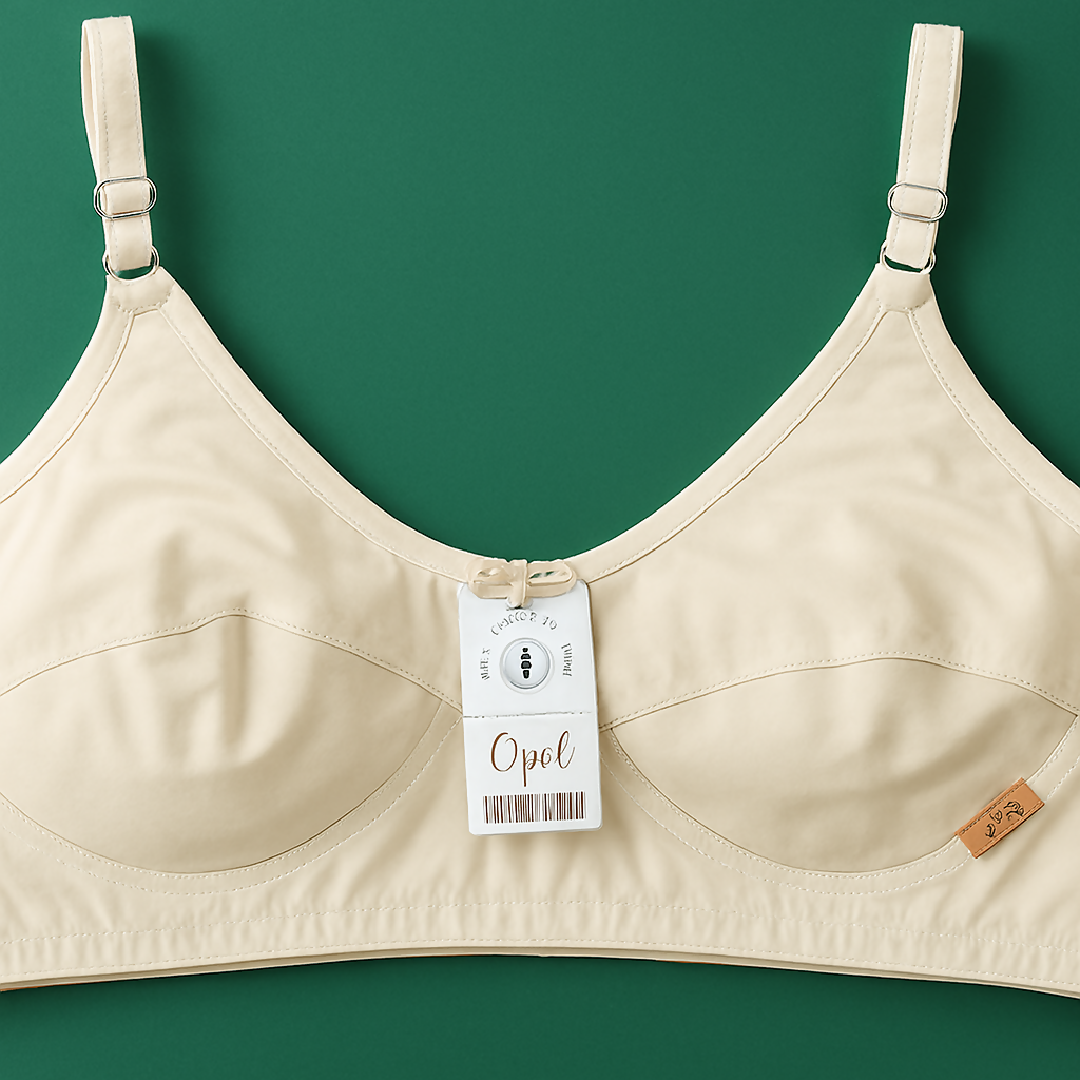 Jersey Soft Fabric Non-Padded Bra for Women - Plain Comfortable Lightweight Everyday Wear Lingerie in Beige - Available Sizes 32 to 42 - 32