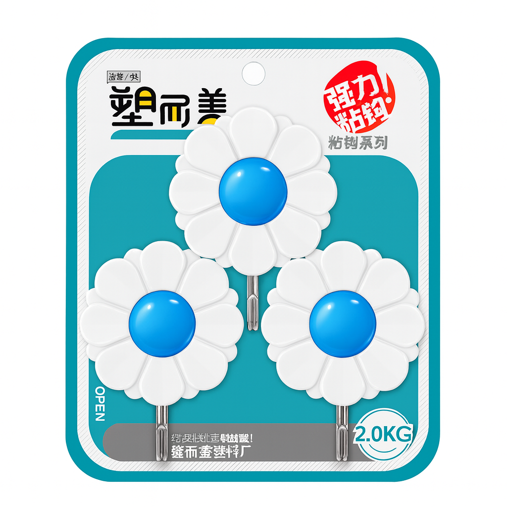 Wall hanging hooks that holds 2 kg weight