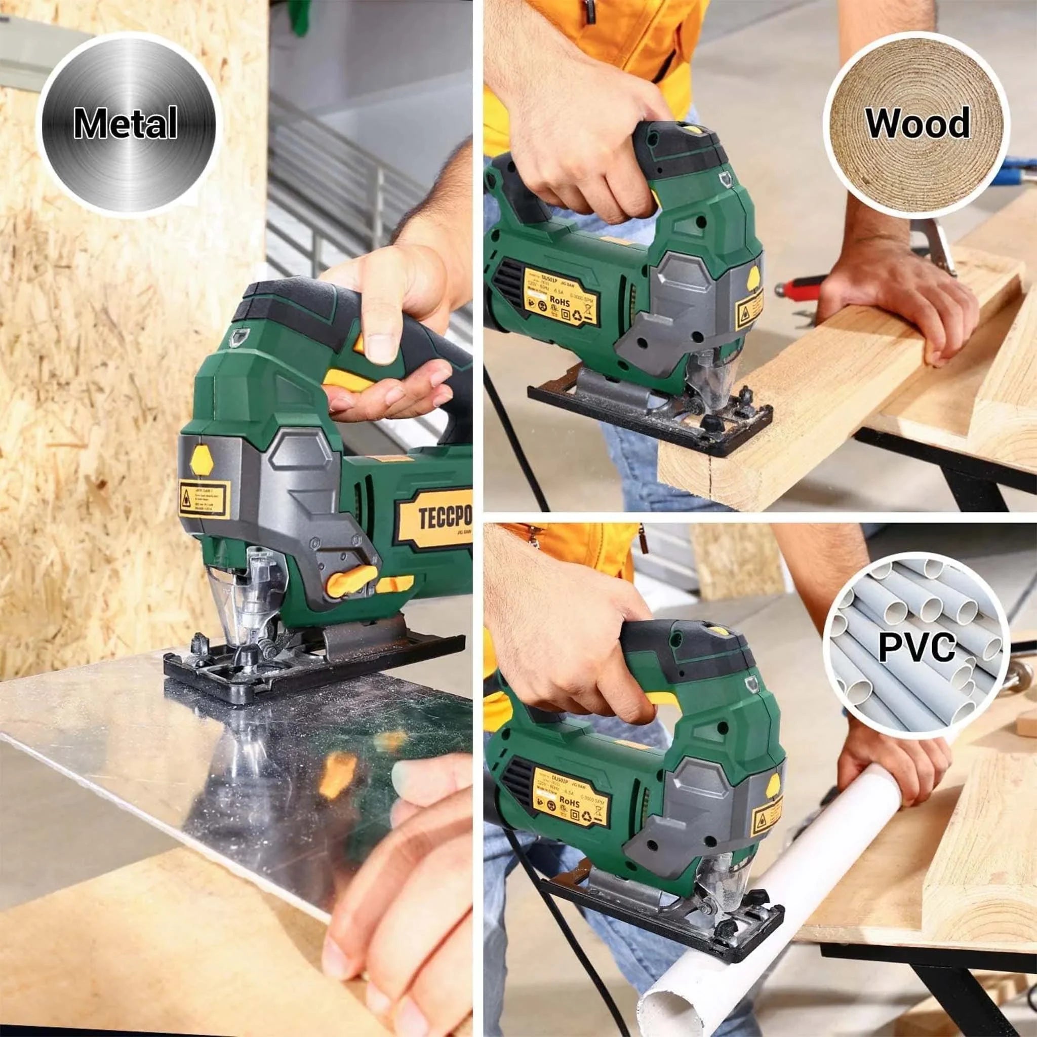 X Creator Jig Saw  Electric Power Tool for Wood Metal and DIY Cutting Projects