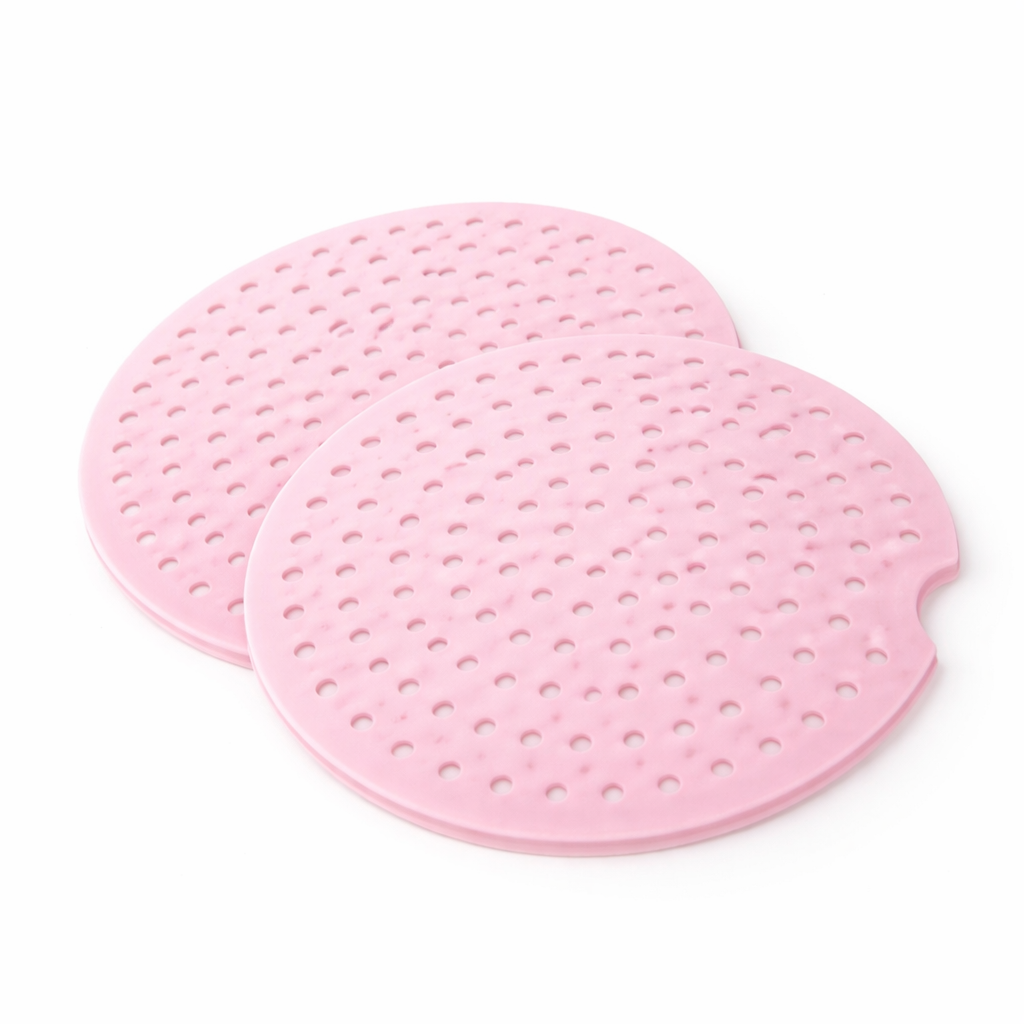 Reusable Silicone Liners Pack of 2  Non Stick Round Baking Mats for Cakes and Pans