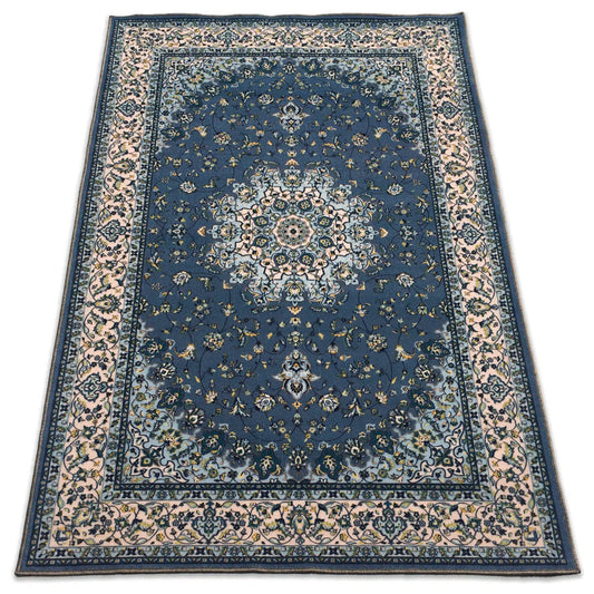 Partial Floor Covering Grey Center Piece – Elegant Felt-Back Rug