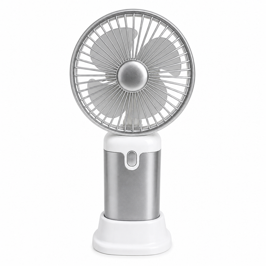 Mini Handheld USB Rechargeable Fan – 3 Speed Portable Fan (3.7V) - Random Color