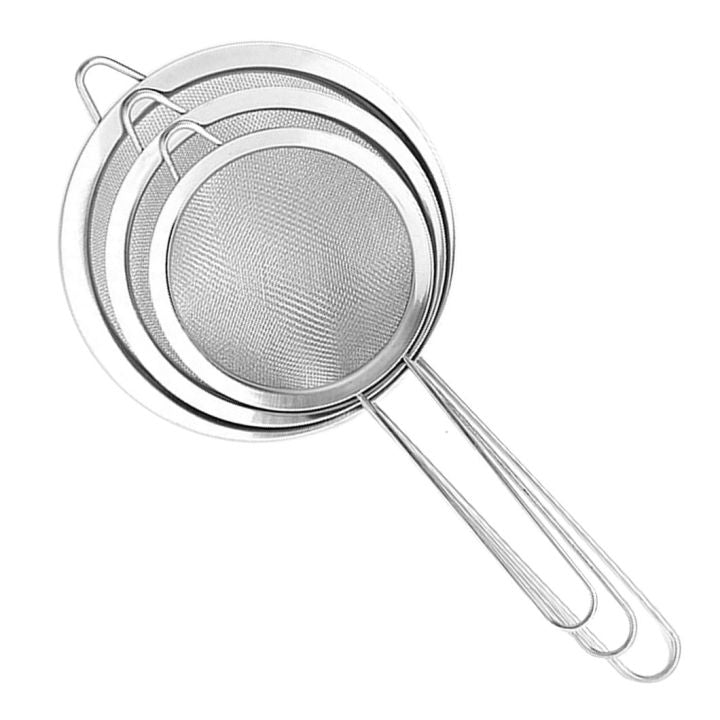 Tea Strainer 3 Piece Set Medium