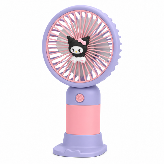 Mini Handheld USB Rechargeable Fan – Portable Cooling Fan (Single Speed) - Random Color