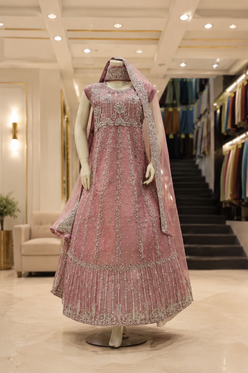 Noor e Haya Bride Bridal Wear by MCS Unstitched Handmade Bridal Wear