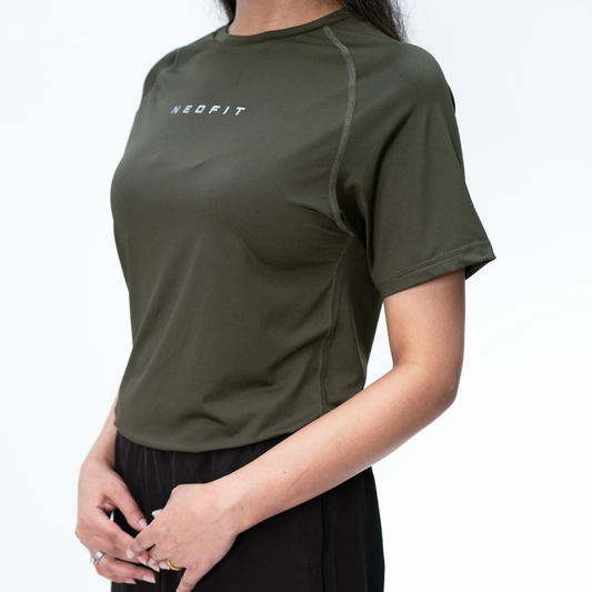 ACTIVE TEE - OLIVE