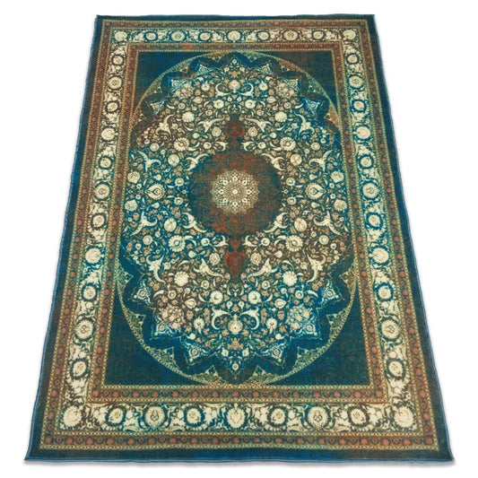 Eco Traditional Design Area Rug – Sustainable Persian-Style Carpet for Living Room & Bedroom
