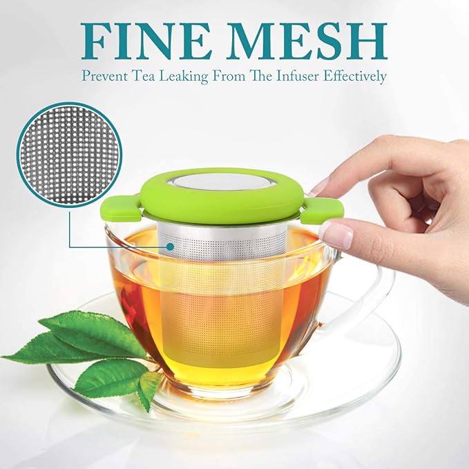 HELPING Creative Tea Infuser  Reusable Loose Leaf Tea Strainer for Cups and Mugs