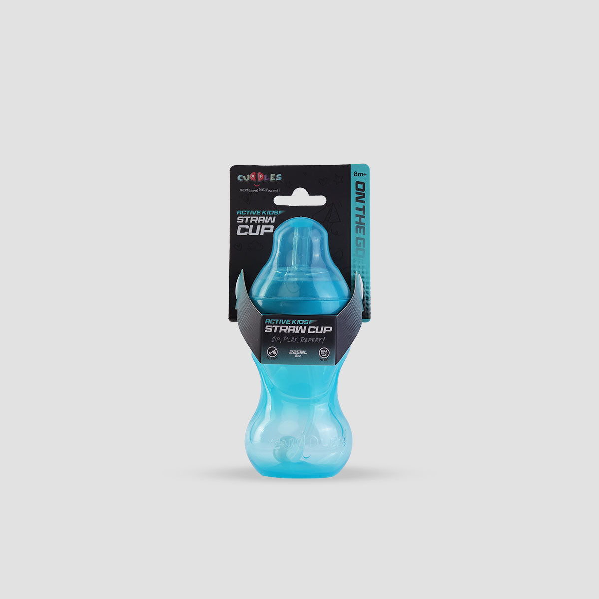 Cuddles Active Kids Straw Cup - 225ml/8oz